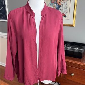 Eileen Fisher silk blazer